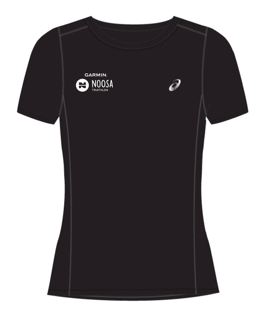 Noosa Triathlon 2022 Women's ASICS Silver Tee - Black