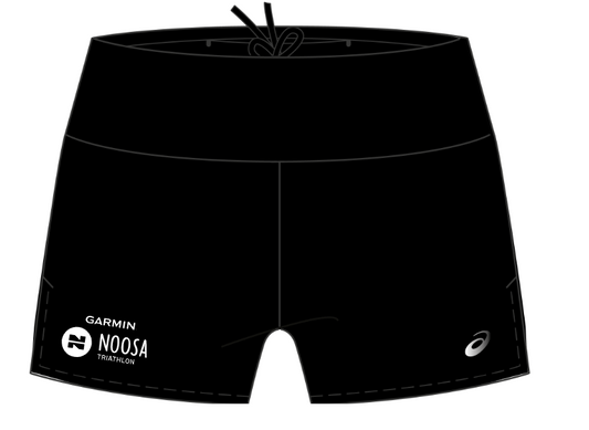 Noosa Triathlon 2022 Women's ASICS Road 3.5in Short - Black
